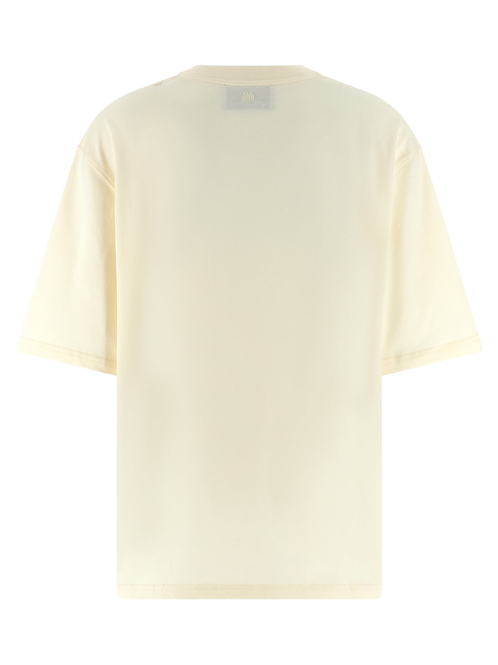 Ami Paris Beige Cotton T-Shirt