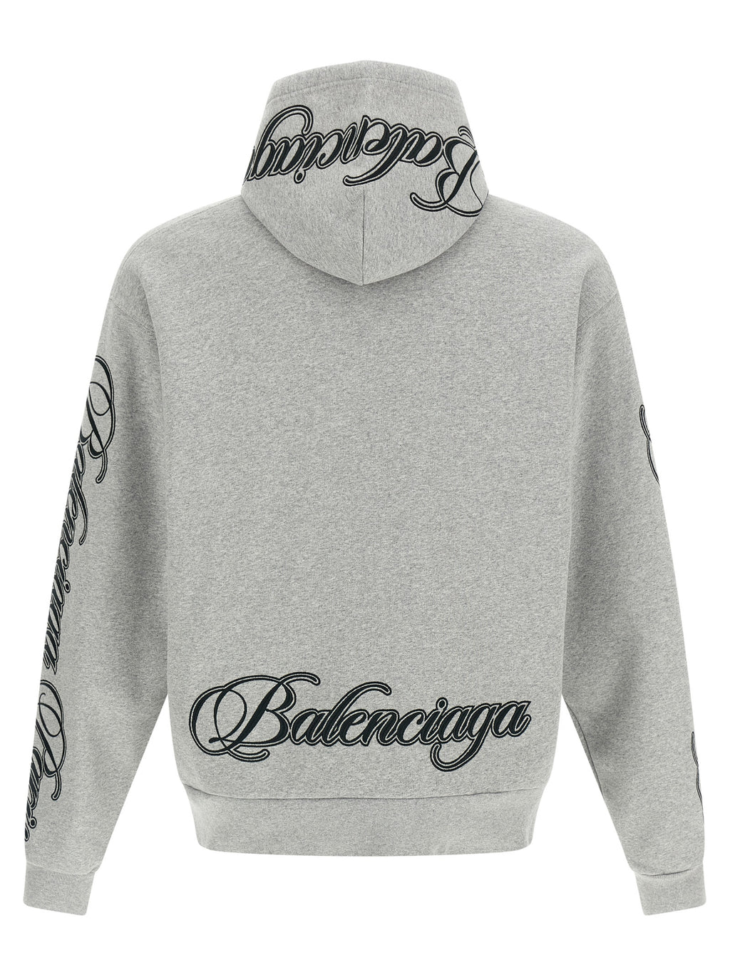 Balenciaga Gray Cotton Sweatshirt