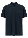 Lacoste Blue Cotton Polo Shirt