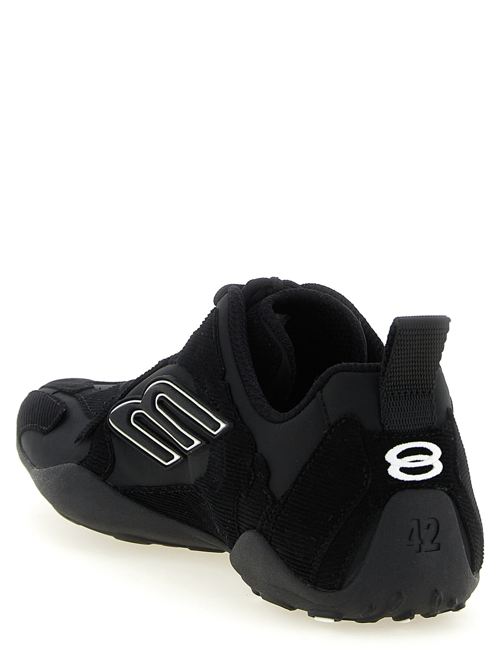 Balenciaga Black Polyester Athletic Sneakers
