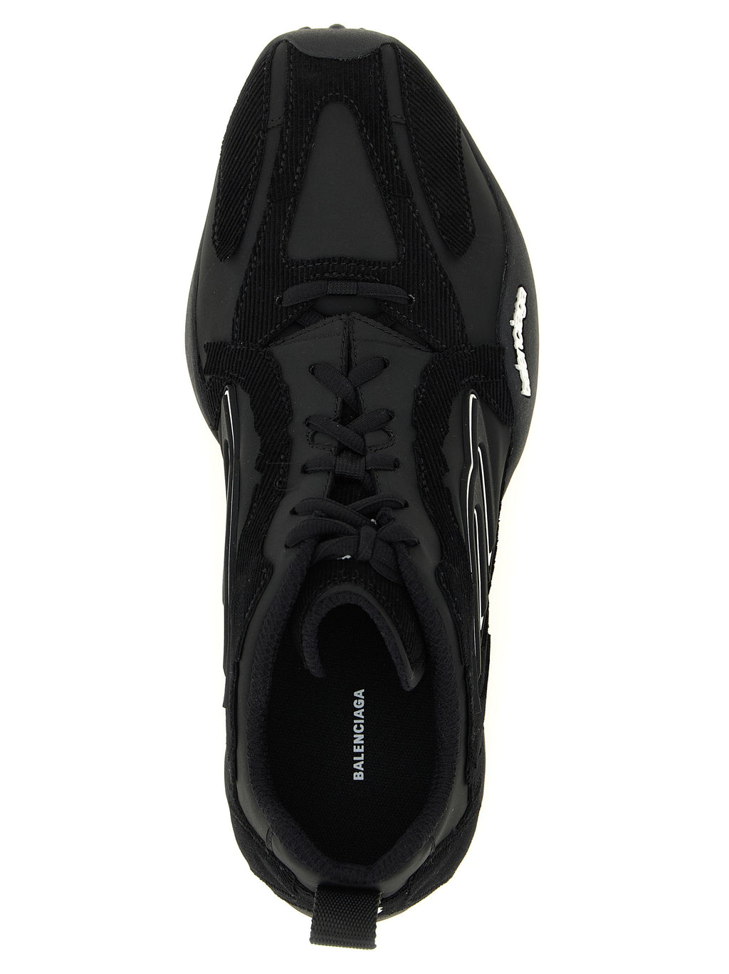 Balenciaga Black Polyester Athletic Sneakers