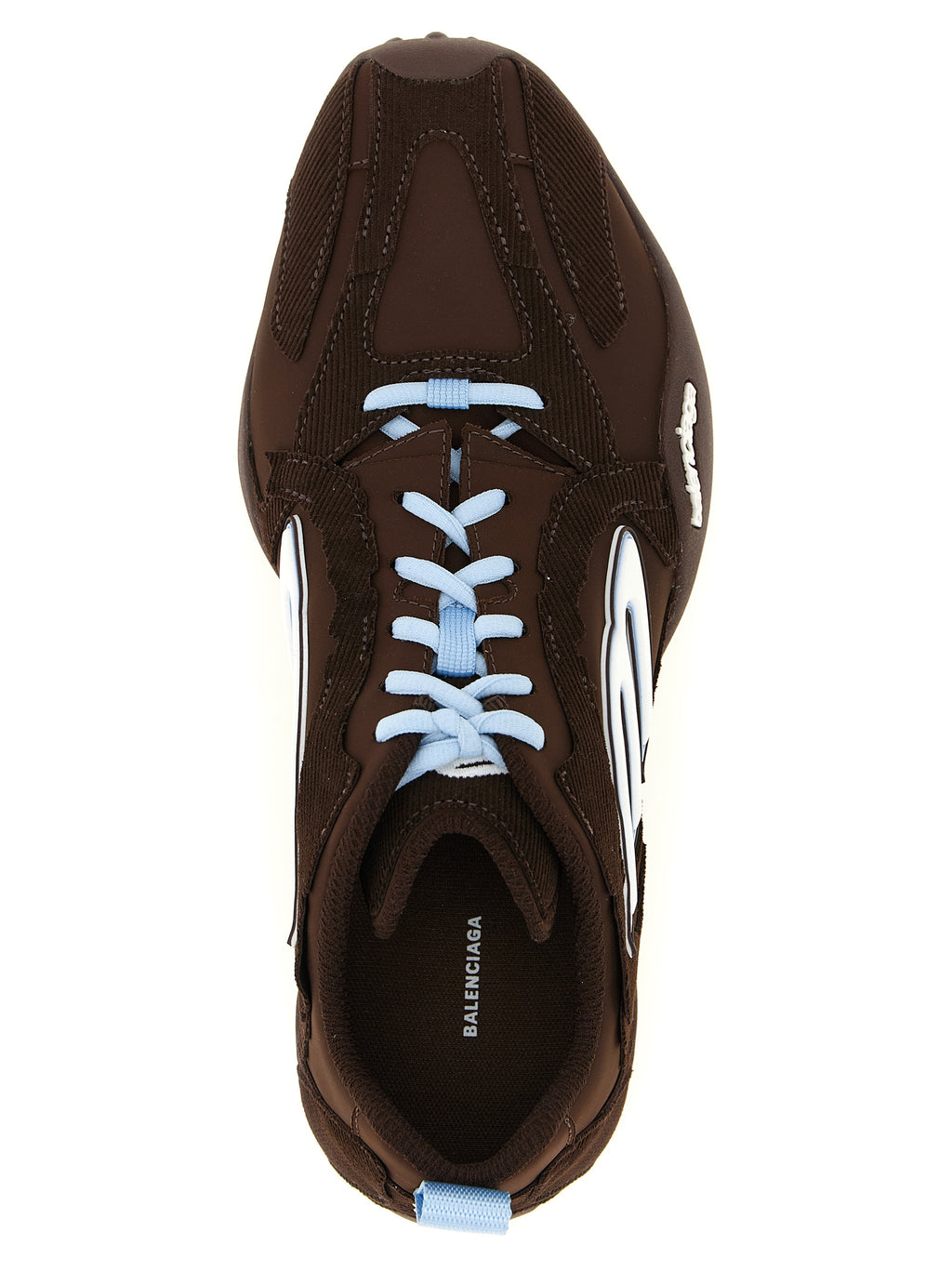 Balenciaga Brown Polyester Athletic Sneakers