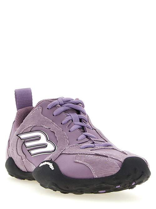 Balenciaga Purple Polyester Athletic Sneakers