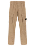Stone Island Beige Cotton Cargo Pants