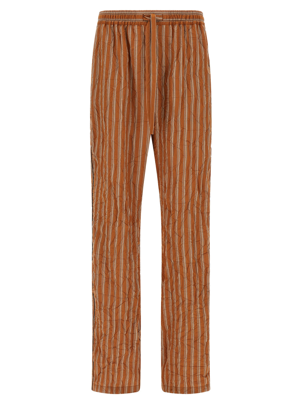 Dolce & Gabbana Brown Viscose Casual Pants