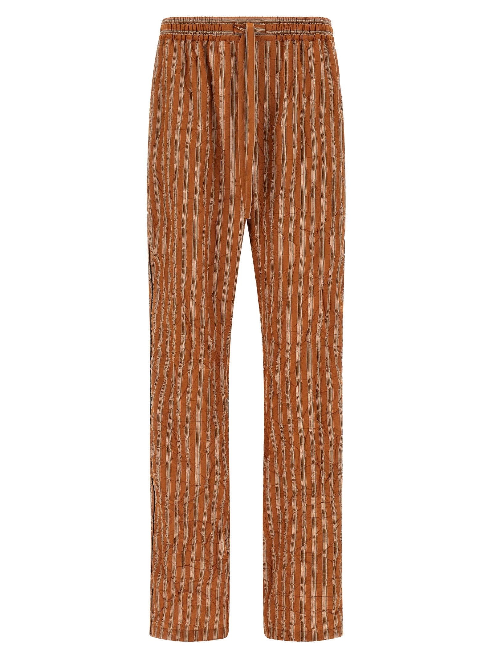 Dolce & Gabbana Brown Viscose Casual Pants
