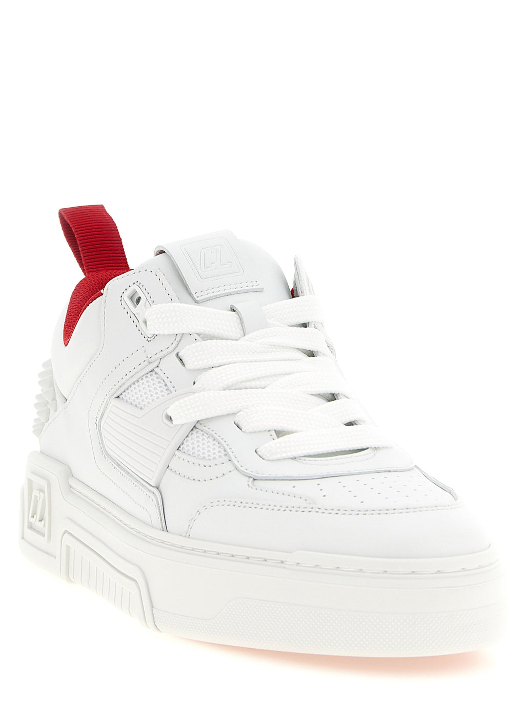 Christian Louboutin White Calfskin Athletic Sneakers