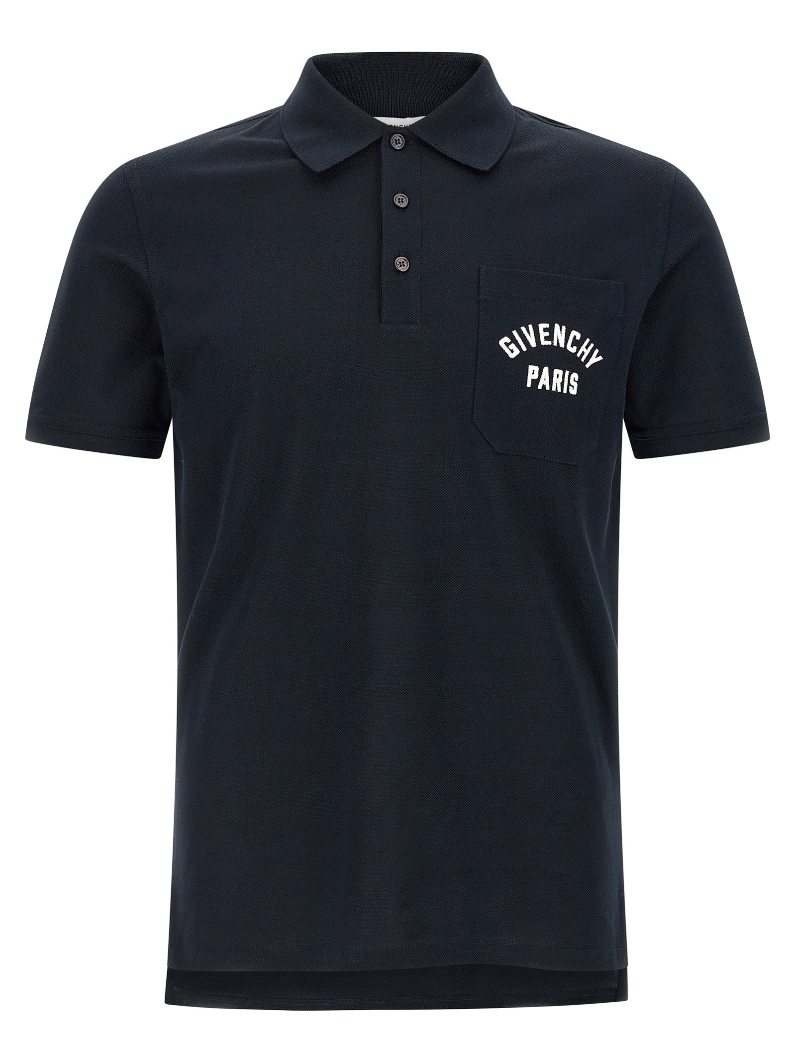 Givenchy Blue Cotton Polo Shirt
