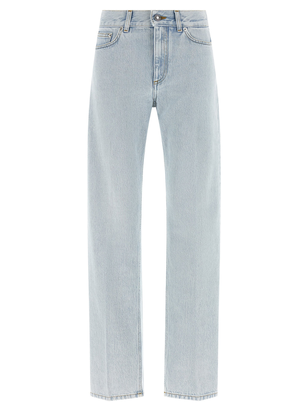 Givenchy Blue Cotton Straight-Leg Jeans