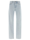 Givenchy Blue Cotton Straight-Leg Jeans