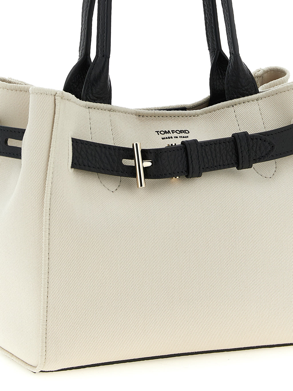 Tom Ford Bicolor Cotton Tote Bag