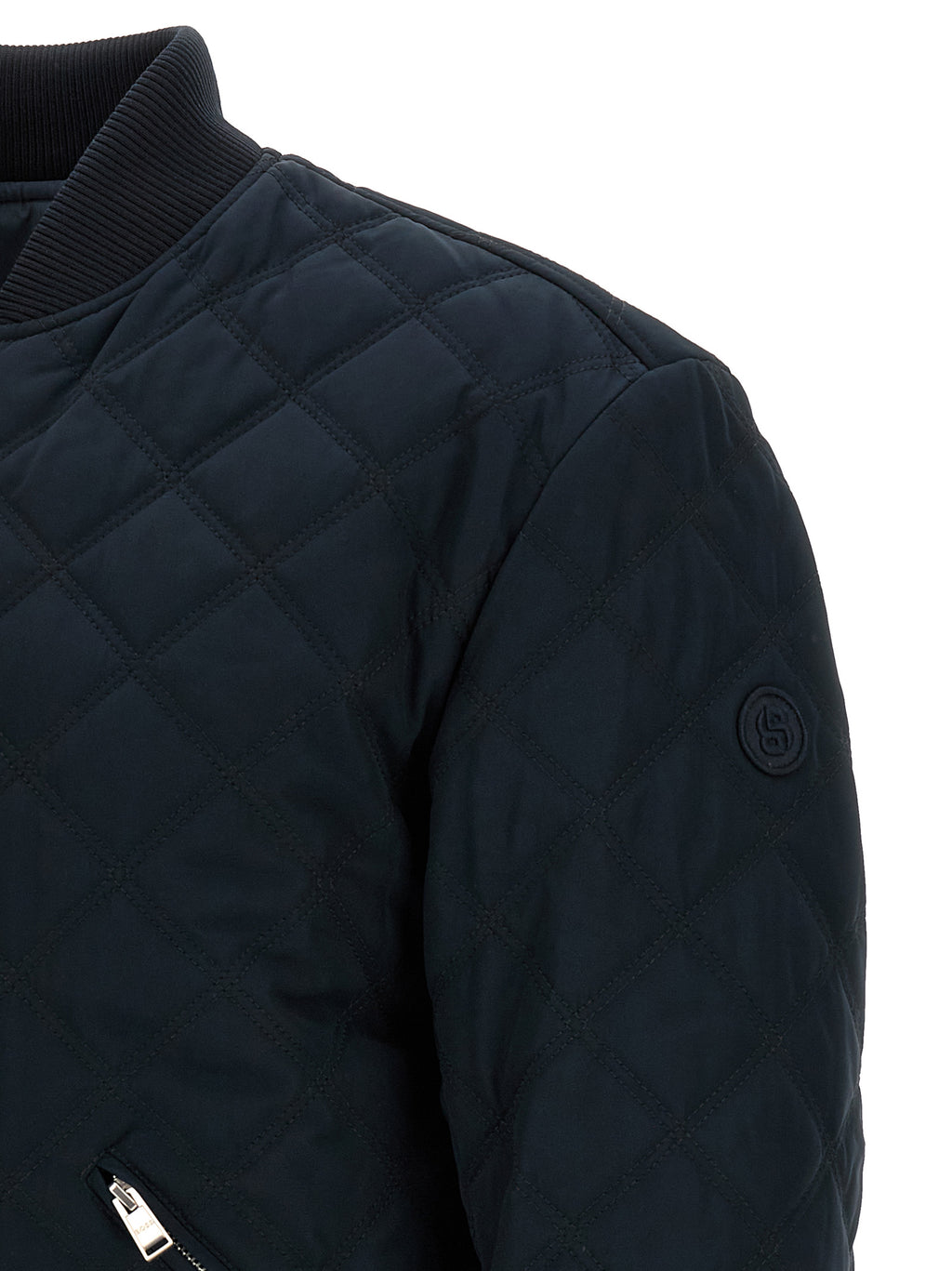 Hugo Boss Blue Polyester Bomber