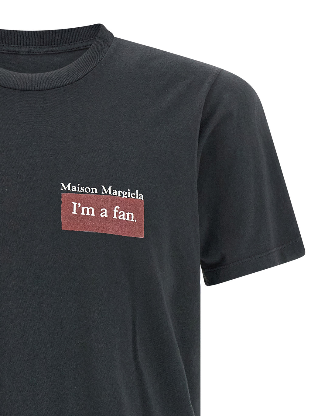 Maison Margiela Black Cotton T-Shirt