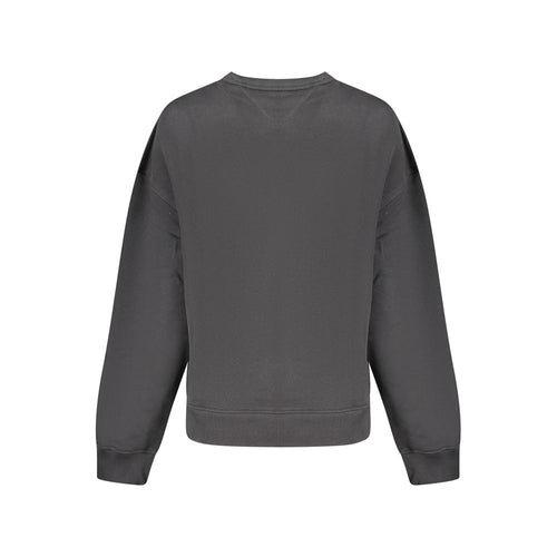 Tommy Hilfiger Black Cotton Women Sweatshirt