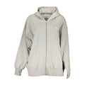 Calvin Klein Grigio Recycled Cotton Donna Felpa
