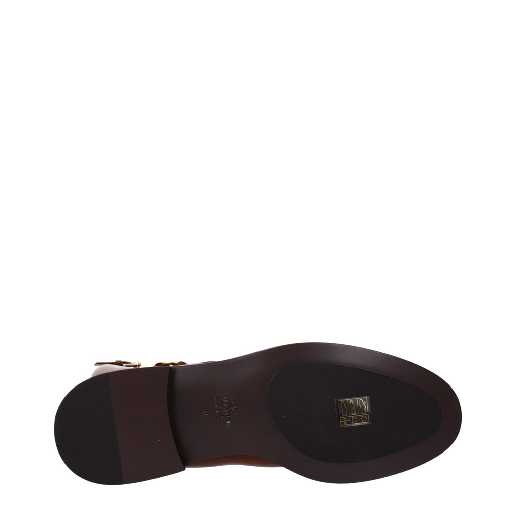 Valentino Garavani Brown Leather Boots
