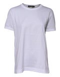 Dolce & Gabbana White Cotton Goodluck 2022 Crew Neck T-shirt