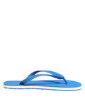 Dolce & Gabbana Blue White Logo Beachwear Flats Slipper Shoes