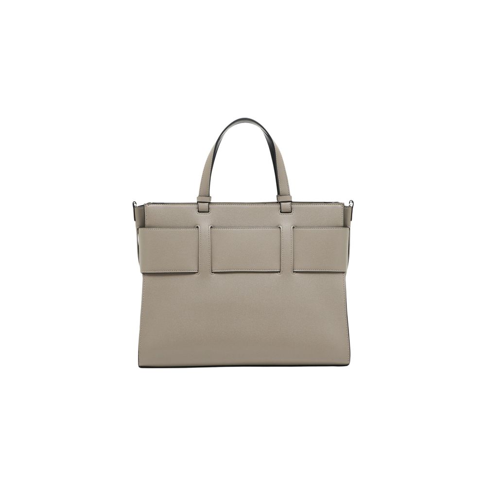 Armani Exchange Beige Artificial Leather Handbag - GET THE BRAND
