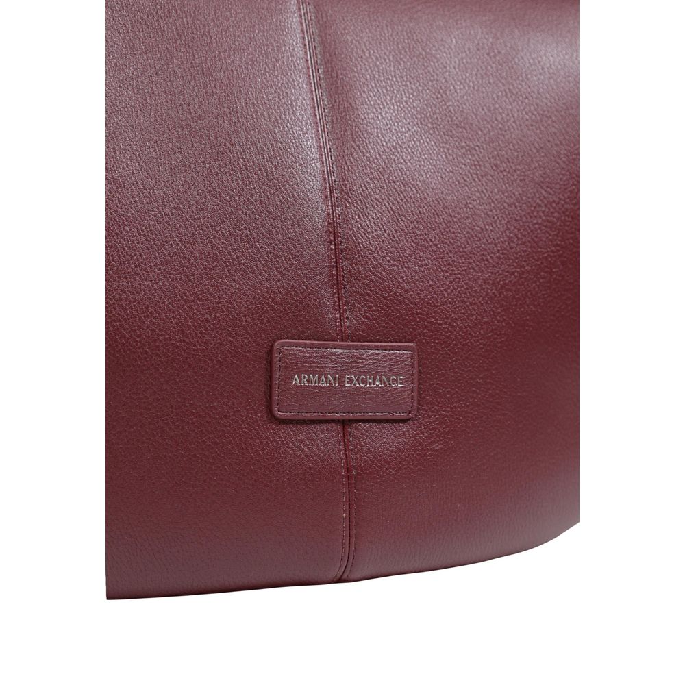 Armani Exchange Bordeaux Polyester Handbag - GET THE BRAND
