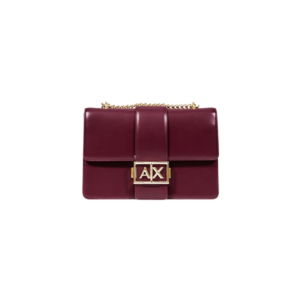 Armani Exchange Bordeaux Polyester Handbag - GET THE BRAND