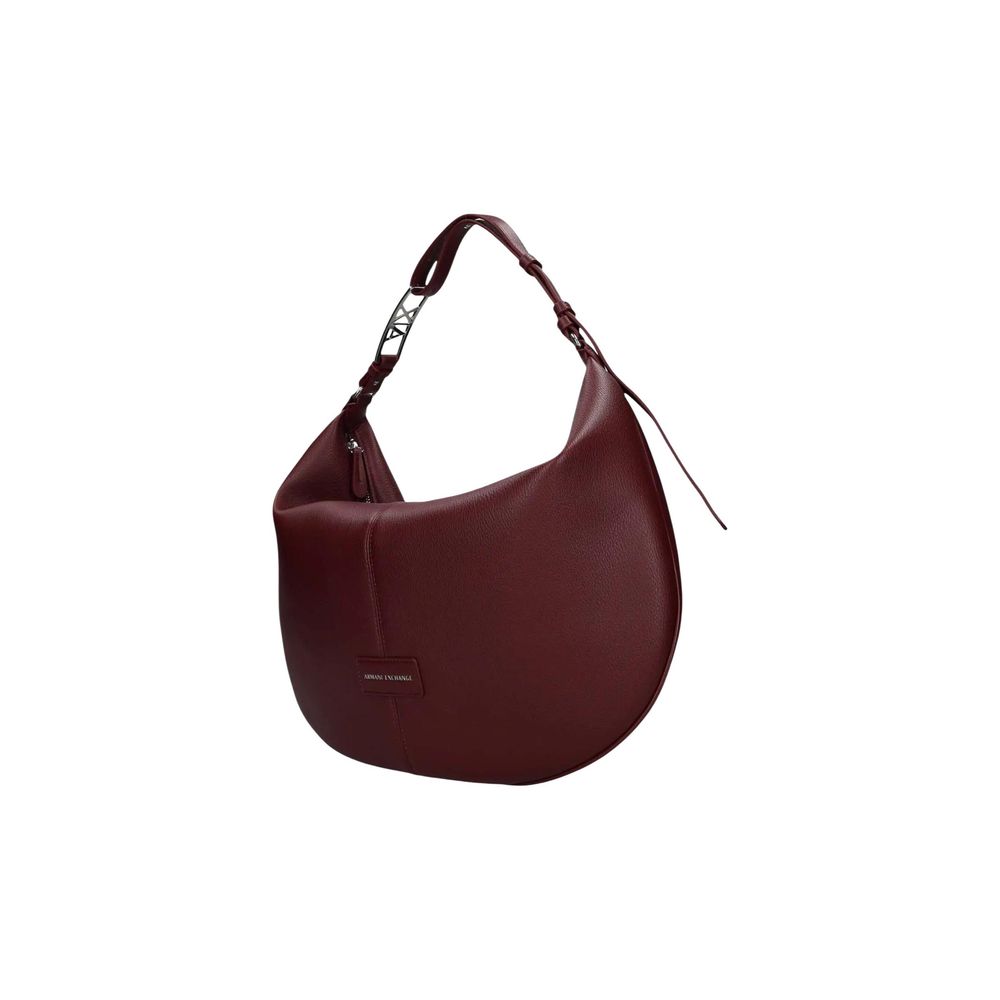 Armani Exchange Bordeaux Polyester Handbag - GET THE BRAND