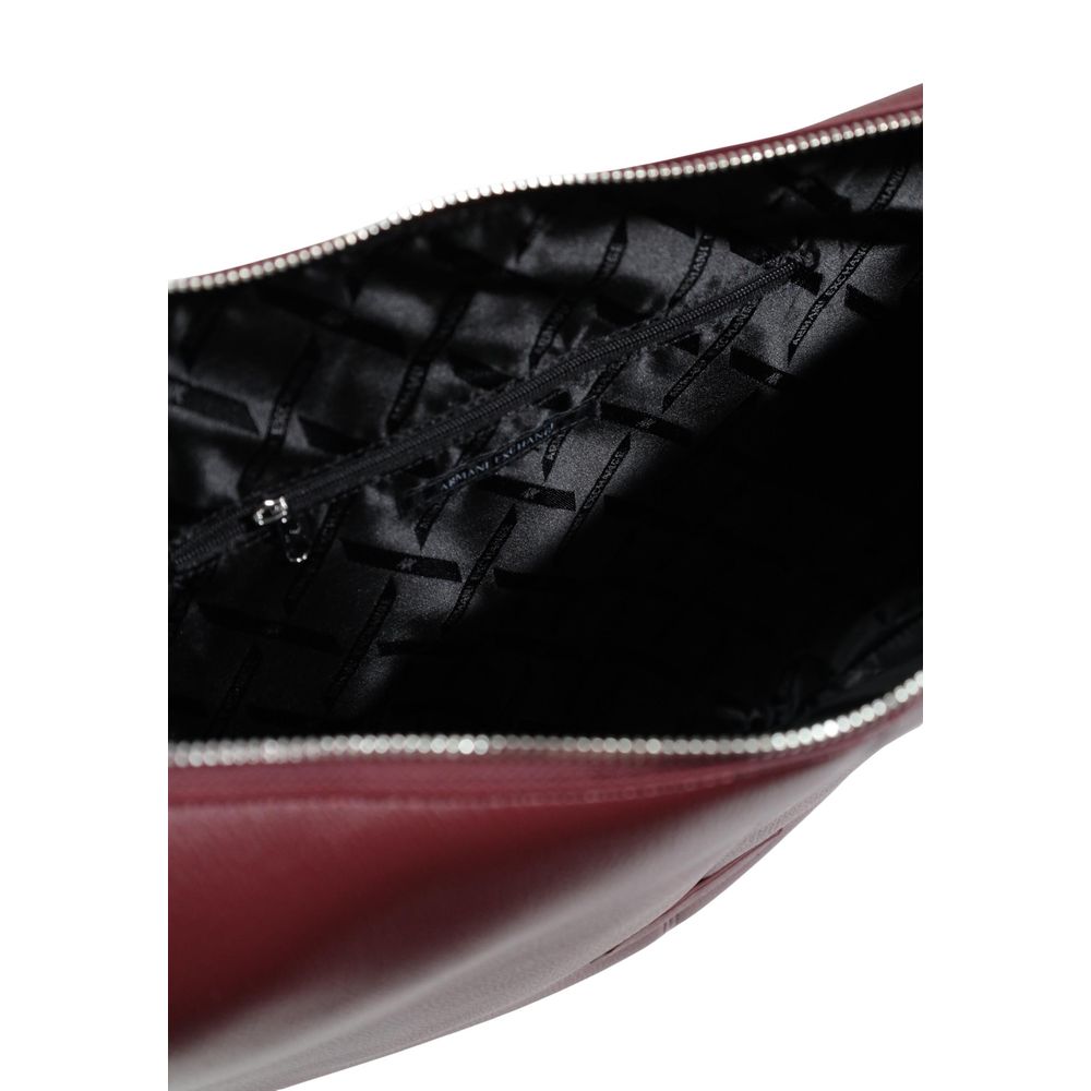 Armani Exchange Bordeaux Polyester Handbag - GET THE BRAND