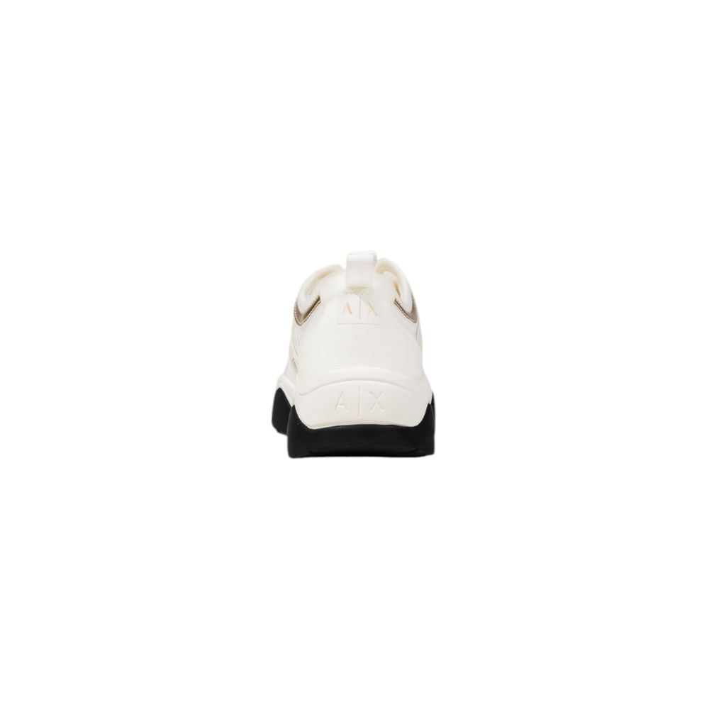 Armani Exchange White Polyester Athletic Sneakers - GET THE BRAND