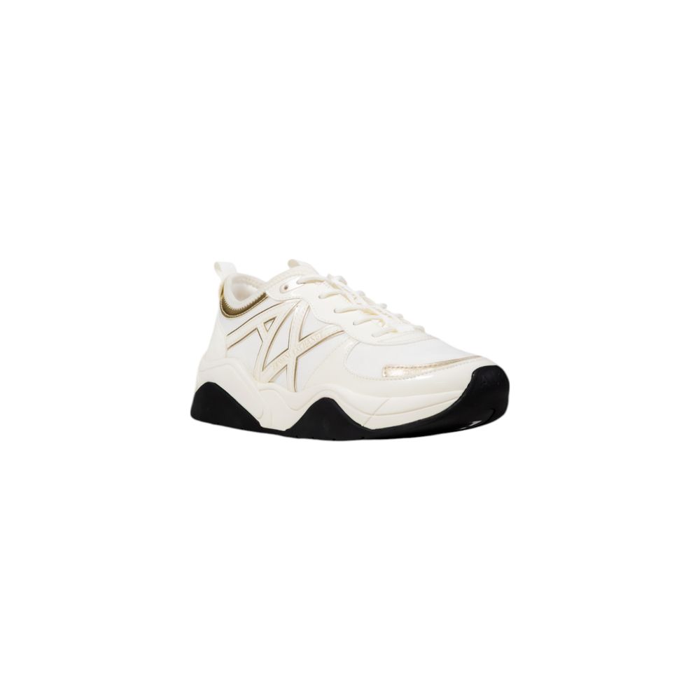 Armani Exchange White Polyester Athletic Sneakers - GET THE BRAND