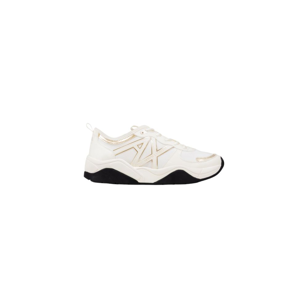 Armani Exchange White Polyester Athletic Sneakers - GET THE BRAND