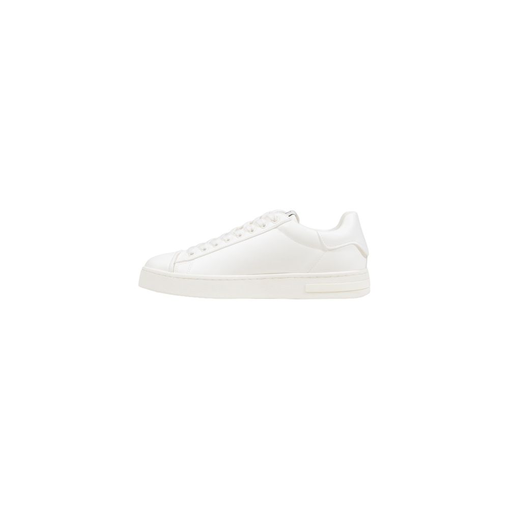 Armani Exchange White Polyester Low Top Sneakers - GET THE BRAND