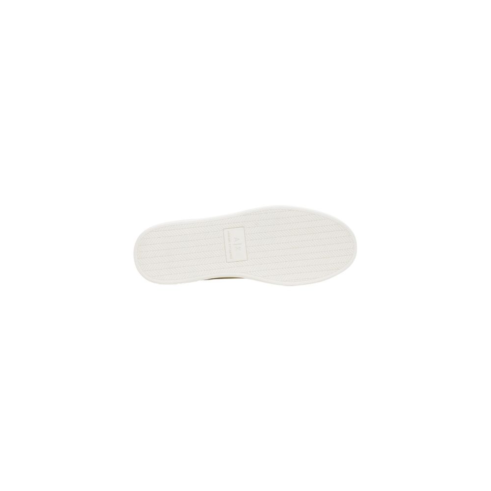 Armani Exchange White Polyester Low Top Sneakers - GET THE BRAND