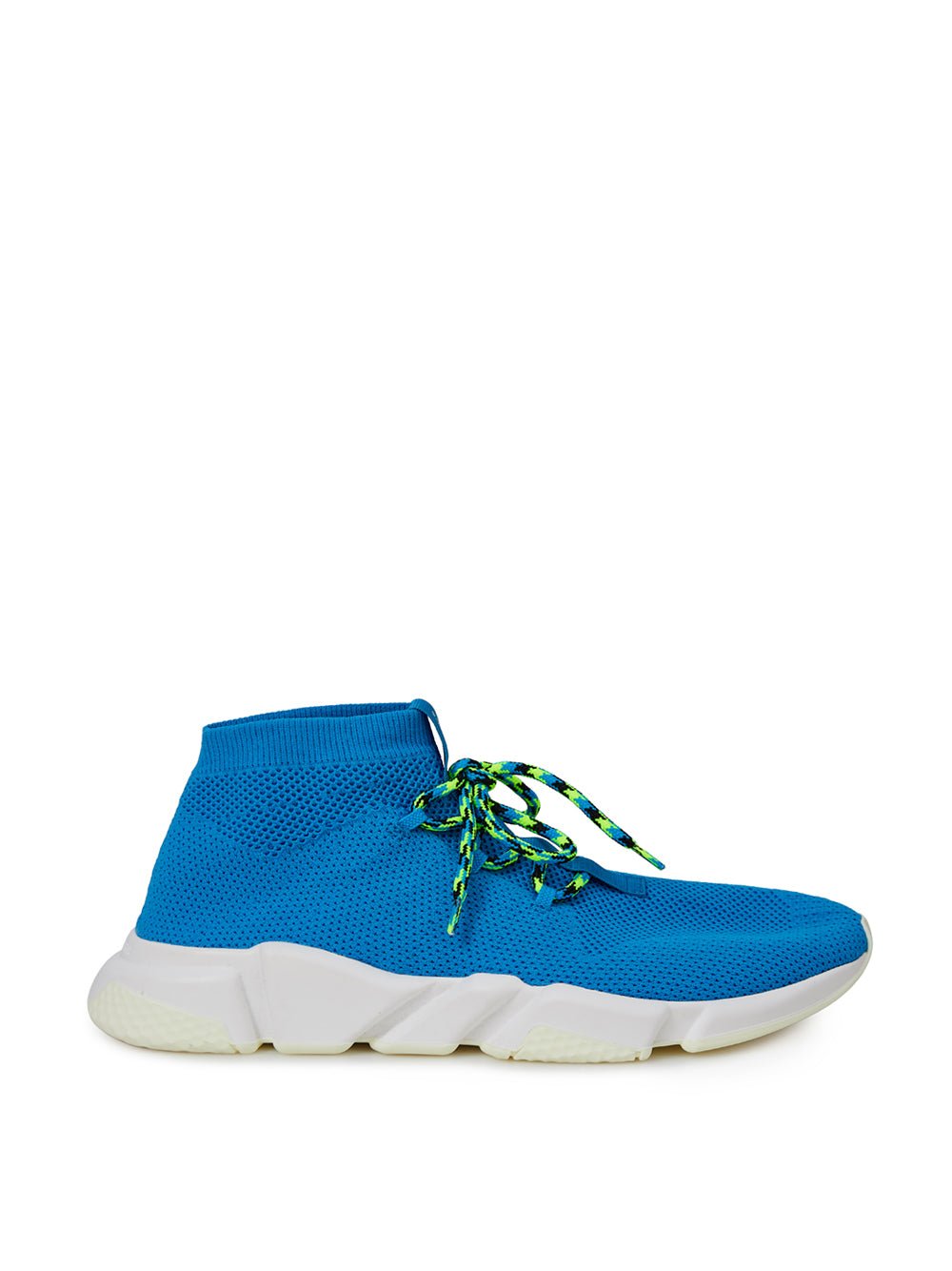Balenciaga Blue Cotton Athletic Sneakers - GET THE BRAND