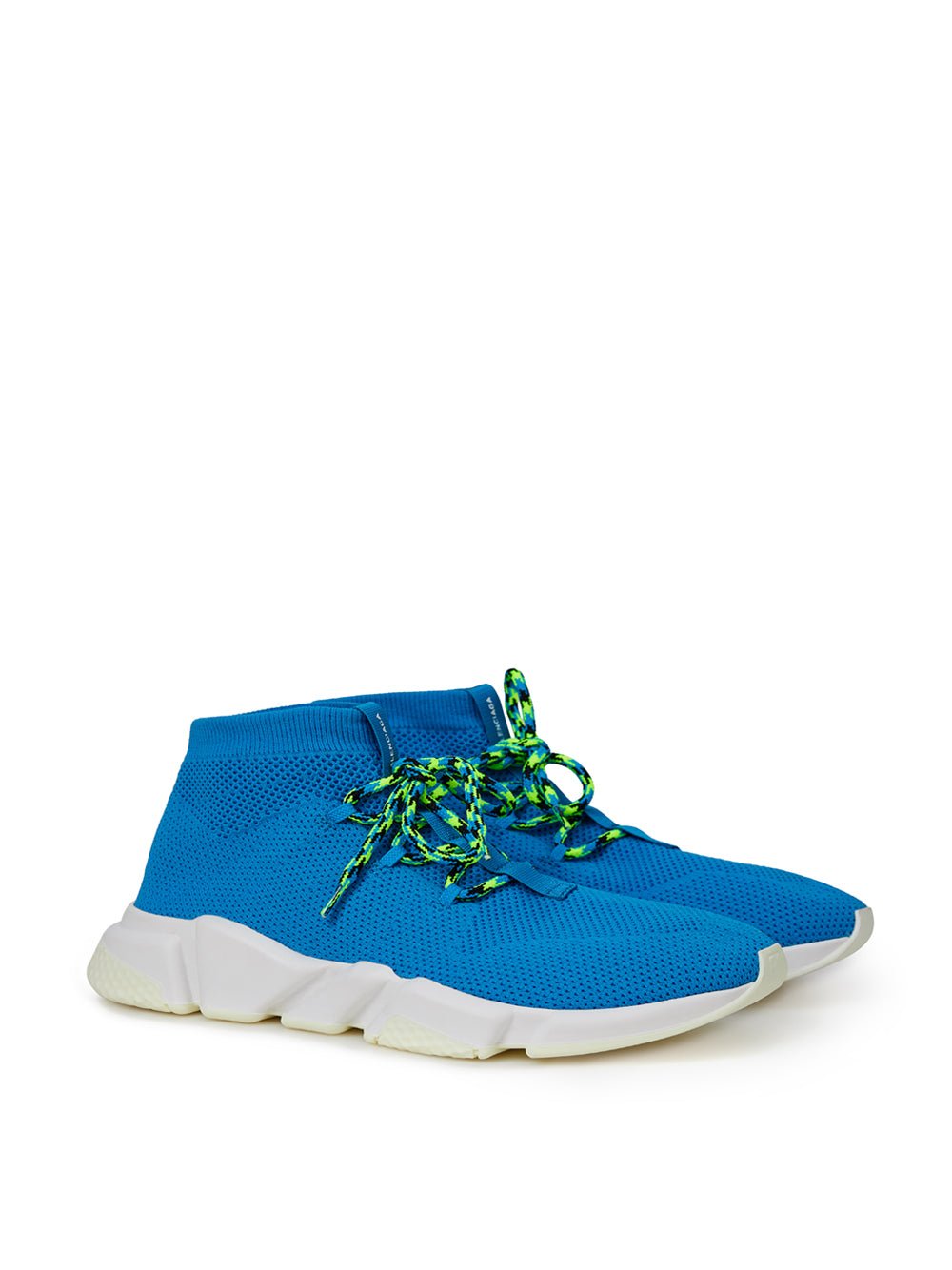 Balenciaga Blue Cotton Athletic Sneakers - GET THE BRAND