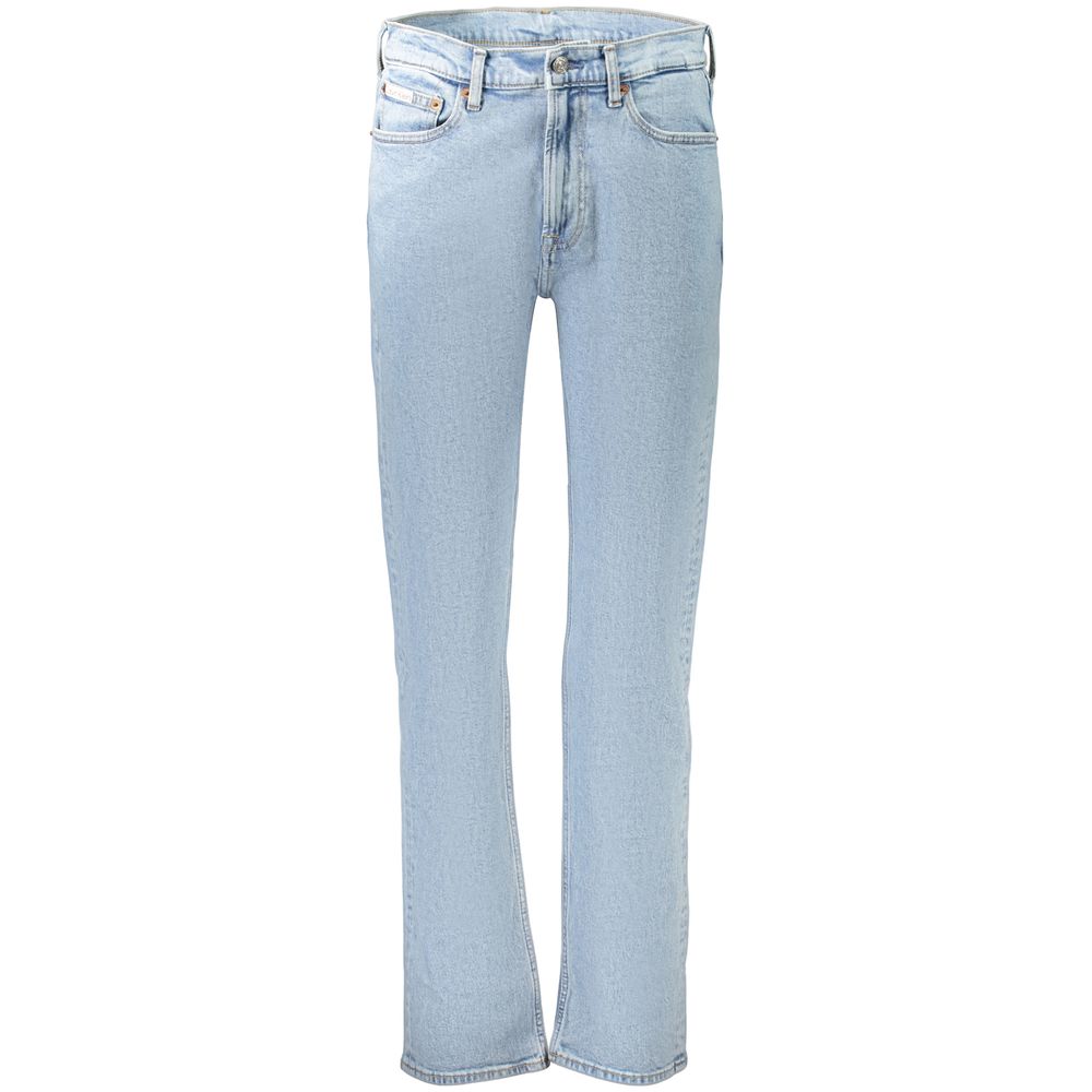 Calvin Klein Azzurro Cotton Mens Jeans - GET THE BRAND