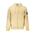Calvin Klein Beige Cotton Men Sweater - GET THE BRAND