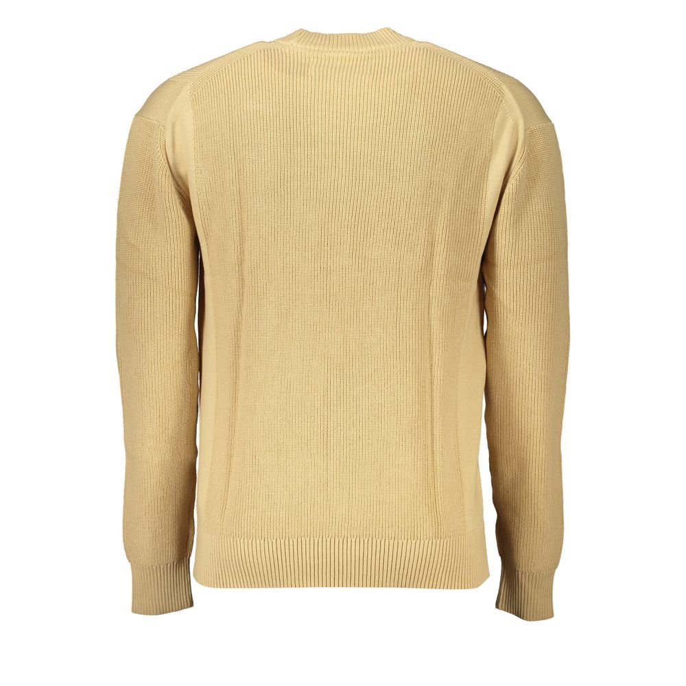 Calvin Klein Beige Cotton Men Sweater - GET THE BRAND