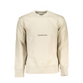 Calvin Klein Beige Cotton Men Sweatshirt - GET THE BRAND
