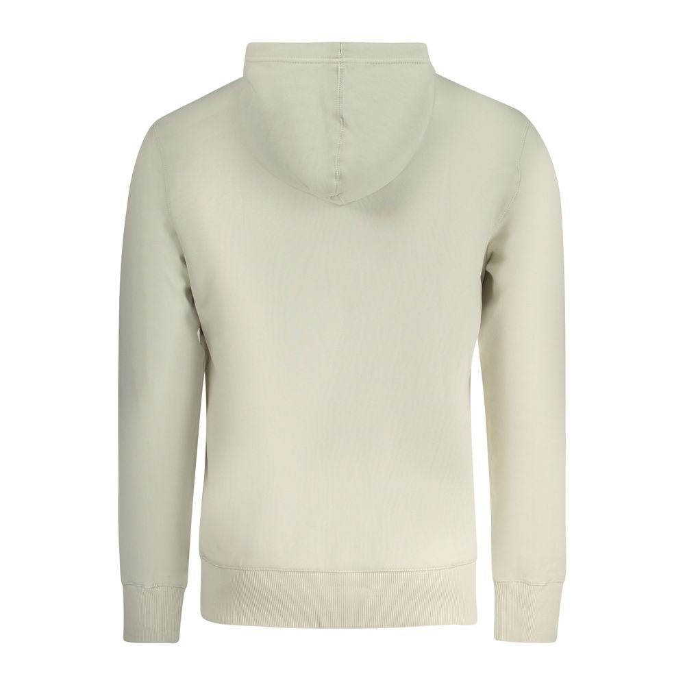 Calvin Klein Beige Cotton Men's Hoodie - GET THE BRAND