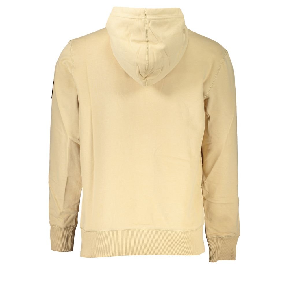 Calvin Klein Beige Cotton Men's Sweatshirt - GET THE BRAND