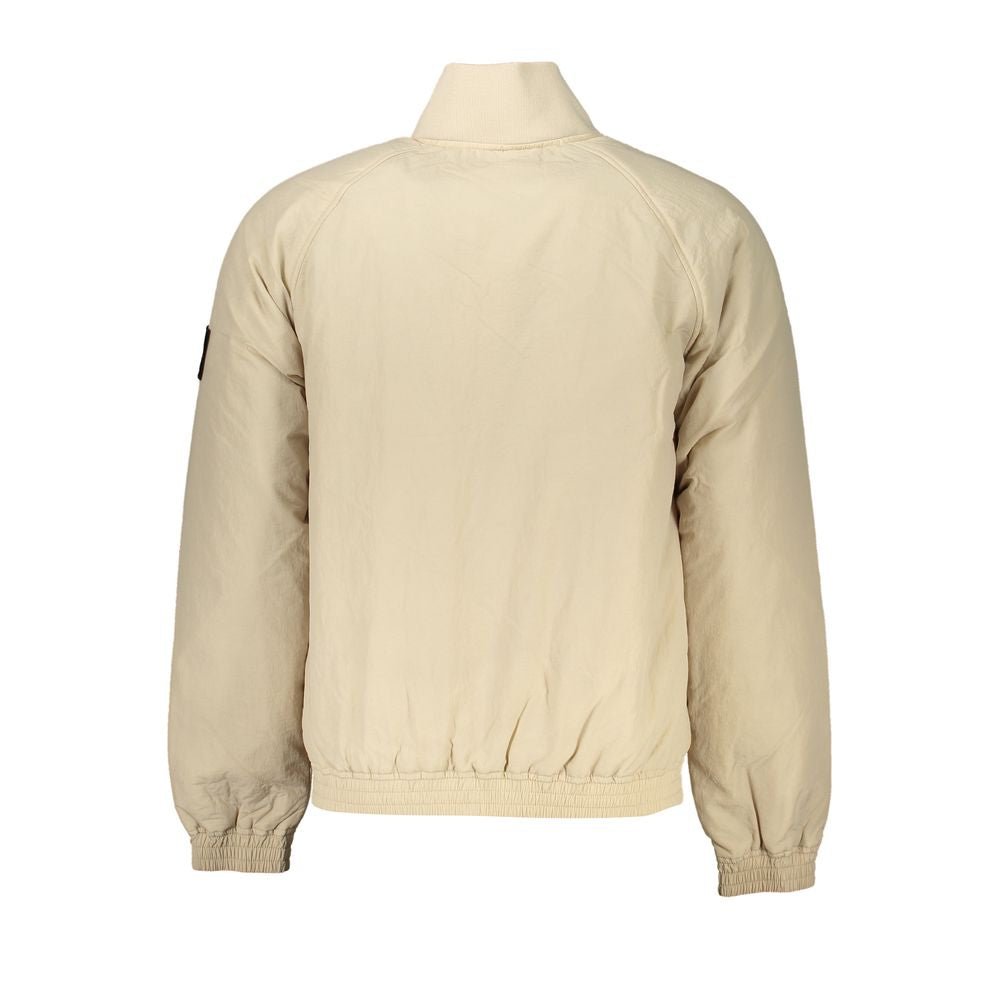 Calvin Klein Beige Polyamide Men Jacket - GET THE BRAND
