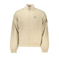 Calvin Klein Beige Polyamide Men Jacket - GET THE BRAND