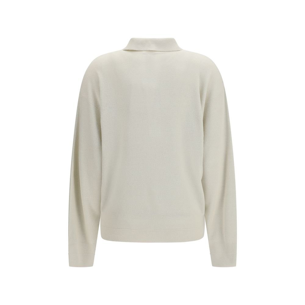 Calvin Klein Beige Silk Sweatshirt - GET THE BRAND