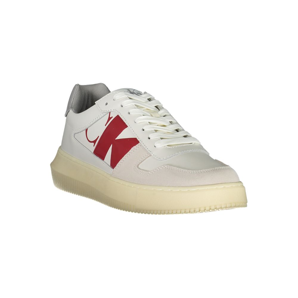 Calvin Klein Bianco Leather Men Sneaker - GET THE BRAND