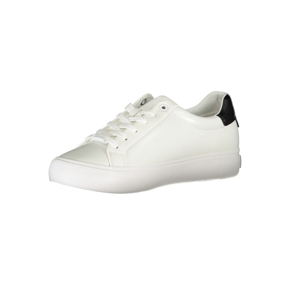Calvin Klein Bianco Leather Women Sneaker - GET THE BRAND