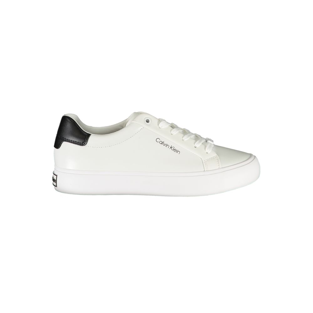 Calvin Klein Bianco Leather Women Sneaker - GET THE BRAND