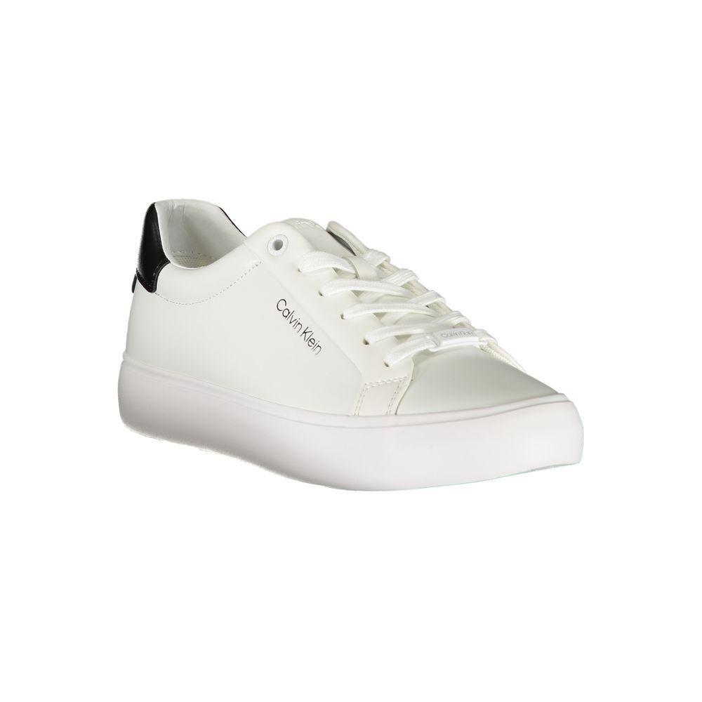 Calvin Klein Bianco Leather Women Sneaker - GET THE BRAND