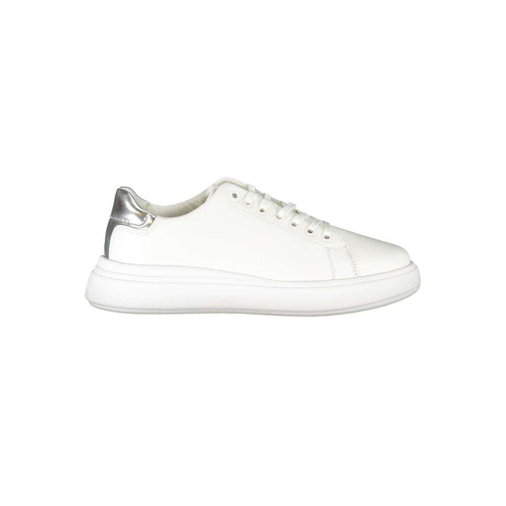 Calvin Klein Bianco Leather Women Sneaker - GET THE BRAND