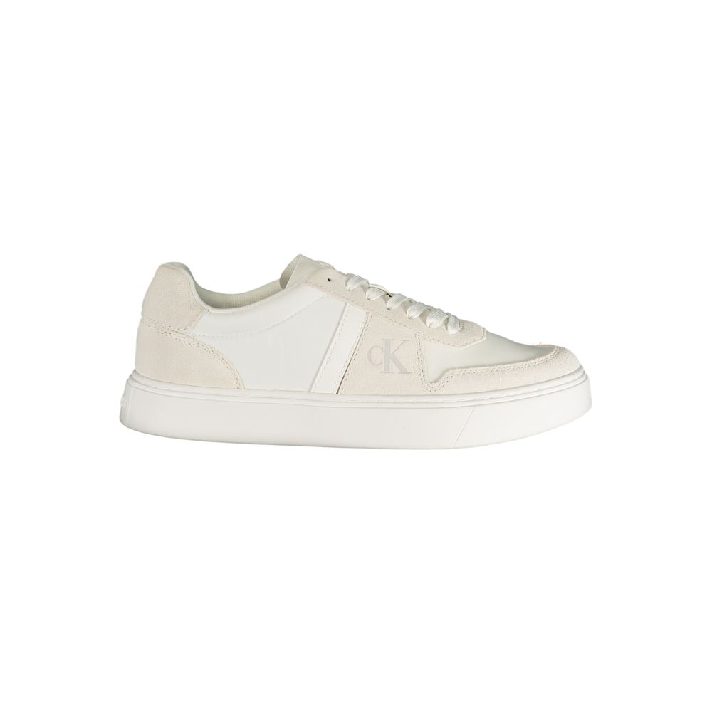 Calvin Klein Bianco Polyester Mens Sneaker - GET THE BRAND