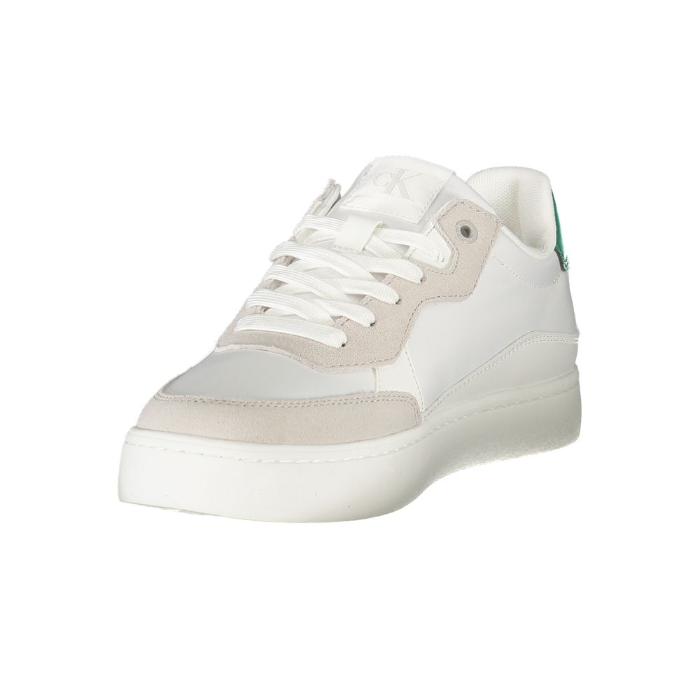 Calvin Klein Bianco Polyurethane Men Sneaker - GET THE BRAND